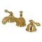 Kingston Brass KS3967AL 8" Widespread Bathroom Faucet, Brushed Brass KS3967AL - alternate 1